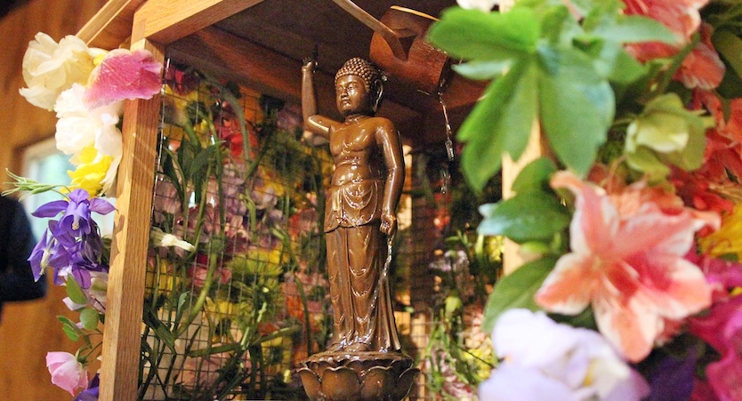Bathing the Baby Buddha